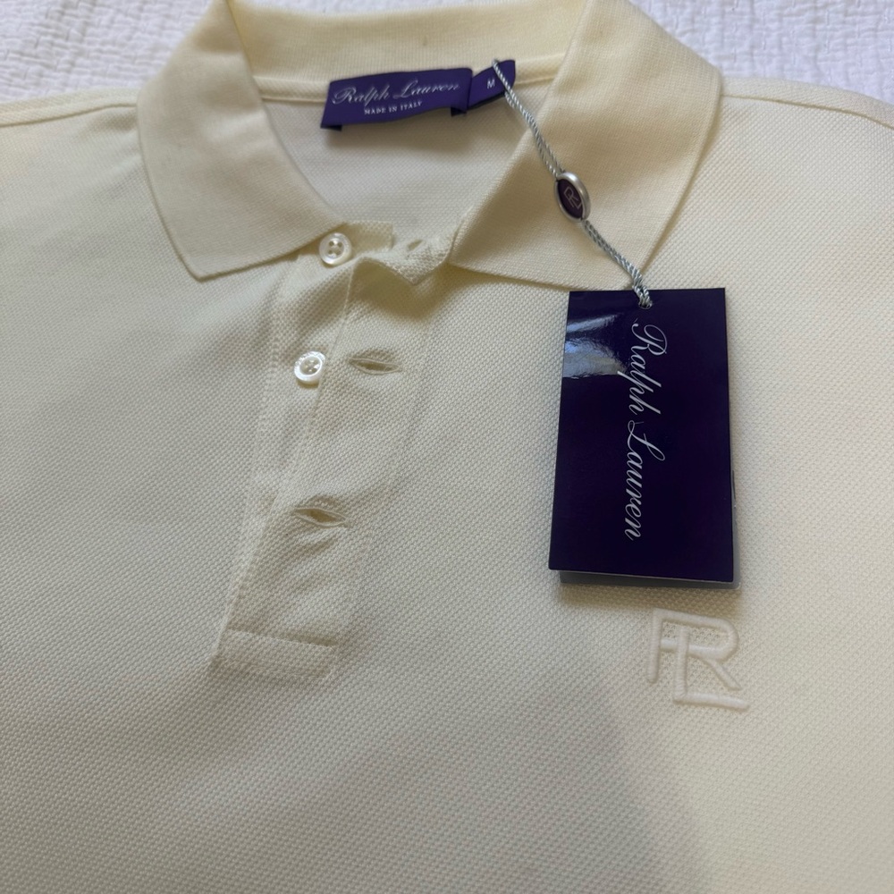 Ralph Lauren off white Short-Sleeve Polo - Picture 4 of 9